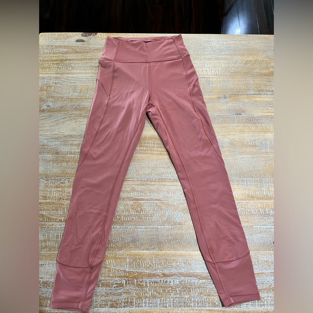 Lululemon size 4 instill legging in Mauve